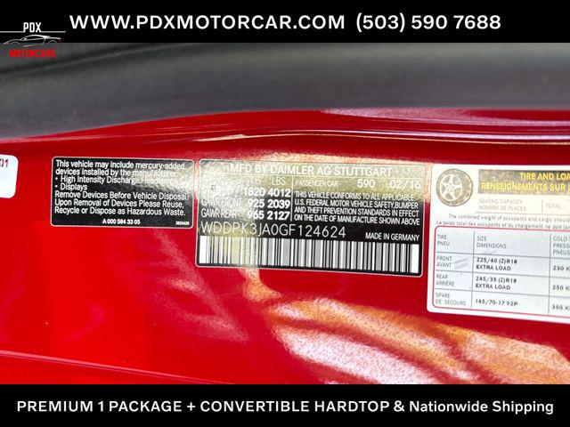 2016 Mercedes-Benz SLK SLK 300 SLK 300