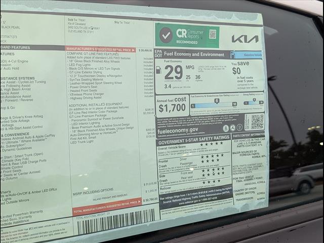 2026 Kia K5 GT-Line FWD