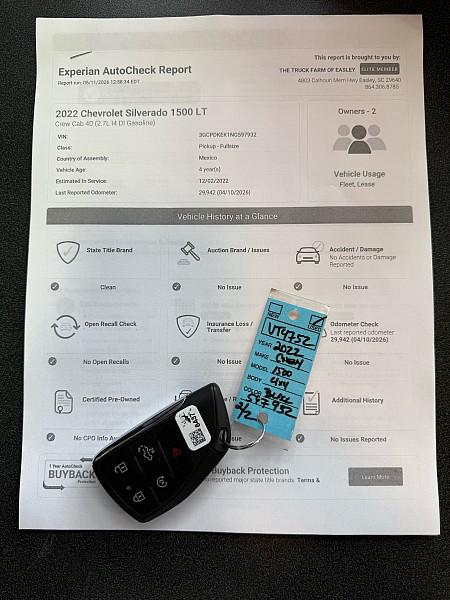 2022 Chevrolet Silverado 1500 4WD Crew Cab Short Bed LT with 2FL