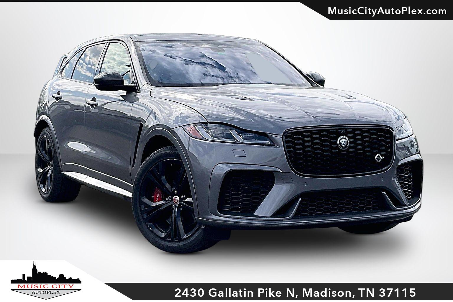 Hakuba Silver 2021 Jaguar F-PACE SVR AWD SUV / Crossover All-Wheel Drive Automatic