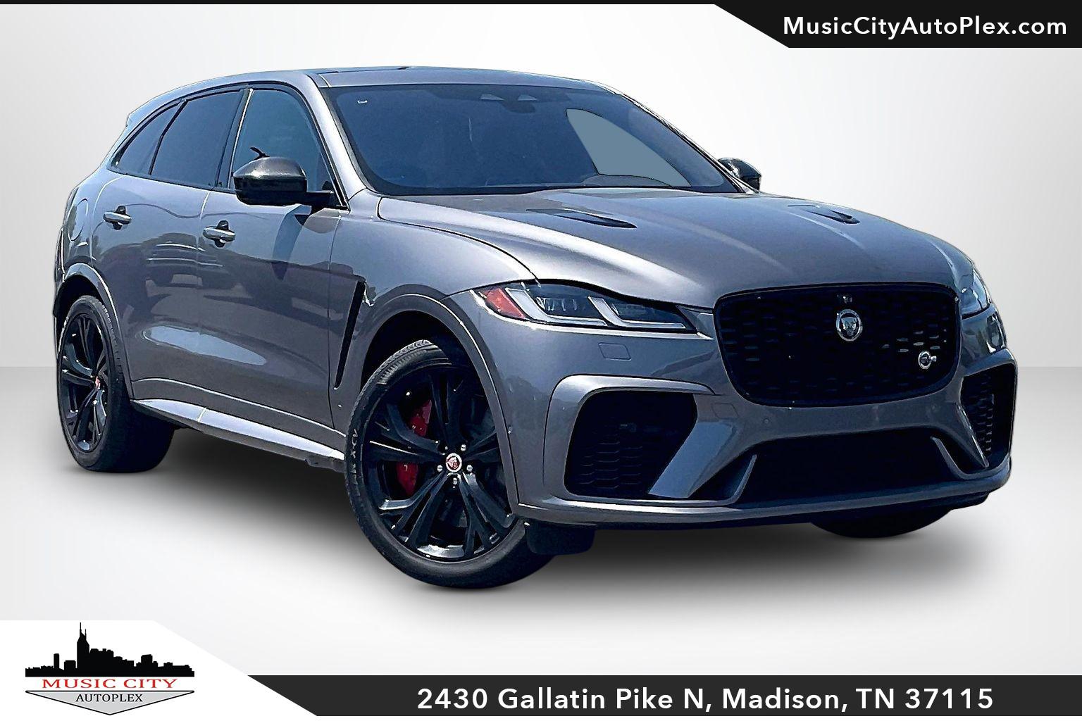 Hakuba Silver 2021 Jaguar F-PACE SVR AWD SUV / Crossover All-Wheel Drive Automatic