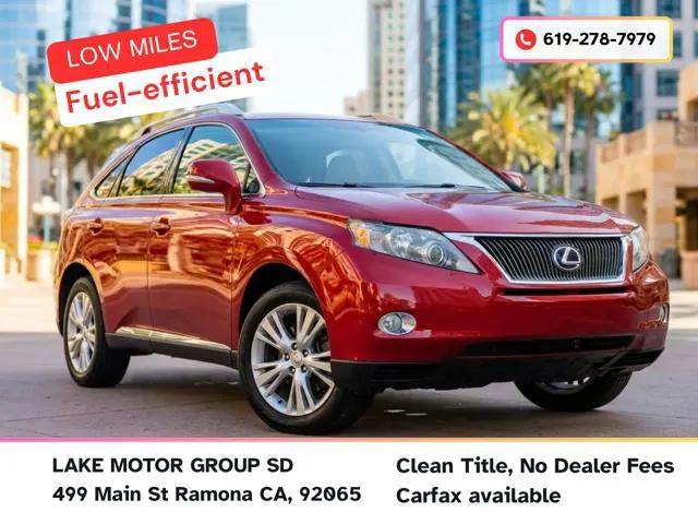 2010 Lexus RX 450h Base for sale in Ramona, CA