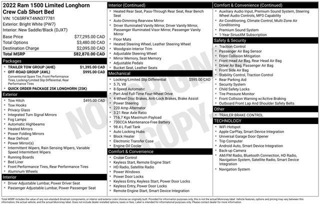 2022 Ram 1500 Limited Longhorn