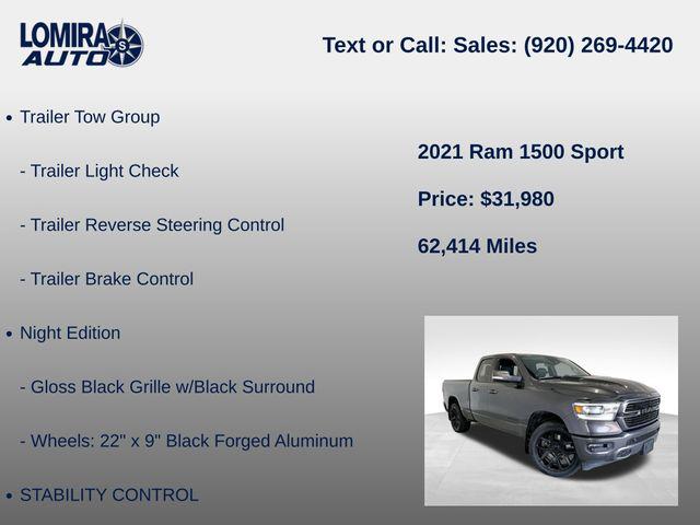 2021 Ram 1500 Sport