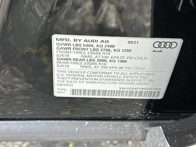 2022 Audi Q5 Premium 45 TFSI S line quattro S tronic