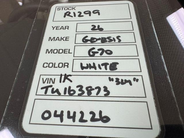 2026 Genesis G70 2.5T RWD