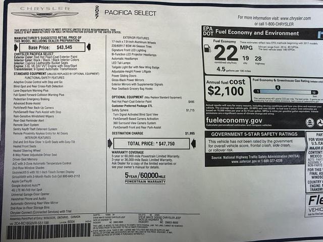 2027 Chrysler Pacifica Select