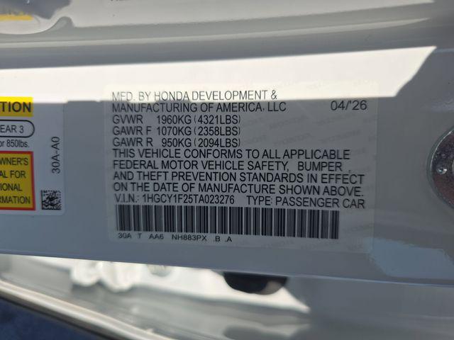 2026 Honda Accord Sedan LX