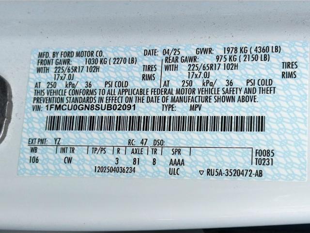 2025 Ford Escape Active