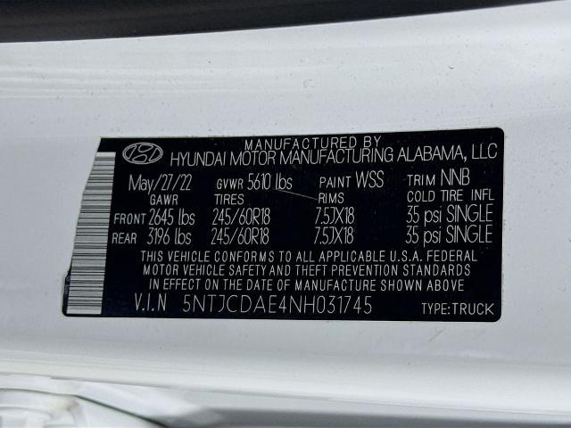 2022 Hyundai Santa Cruz SEL