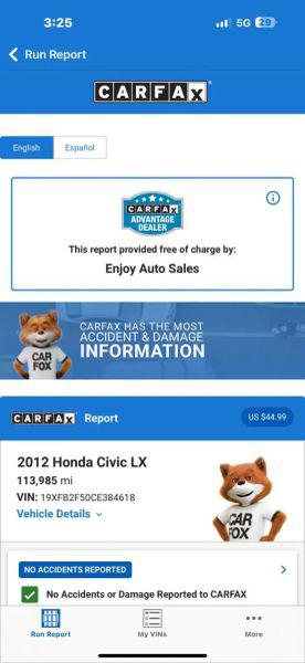 2012 Honda Civic LX