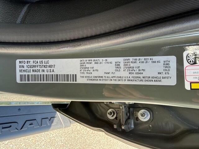 2026 Ram 1500 Big Horn Crew Cab 4x4 5'7" Box