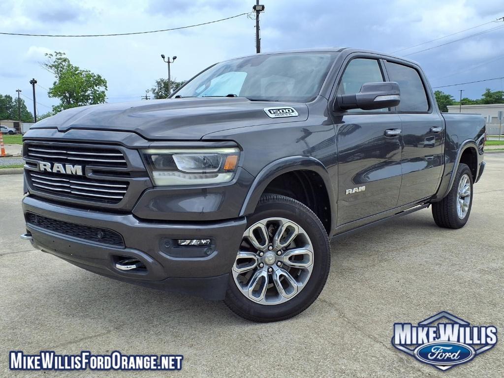 Gray (Granite Crystal Metallic Clearcoat) 2021 RAM 1500 Pickup Truck Four-Wheel Drive 8-Speed Automatic