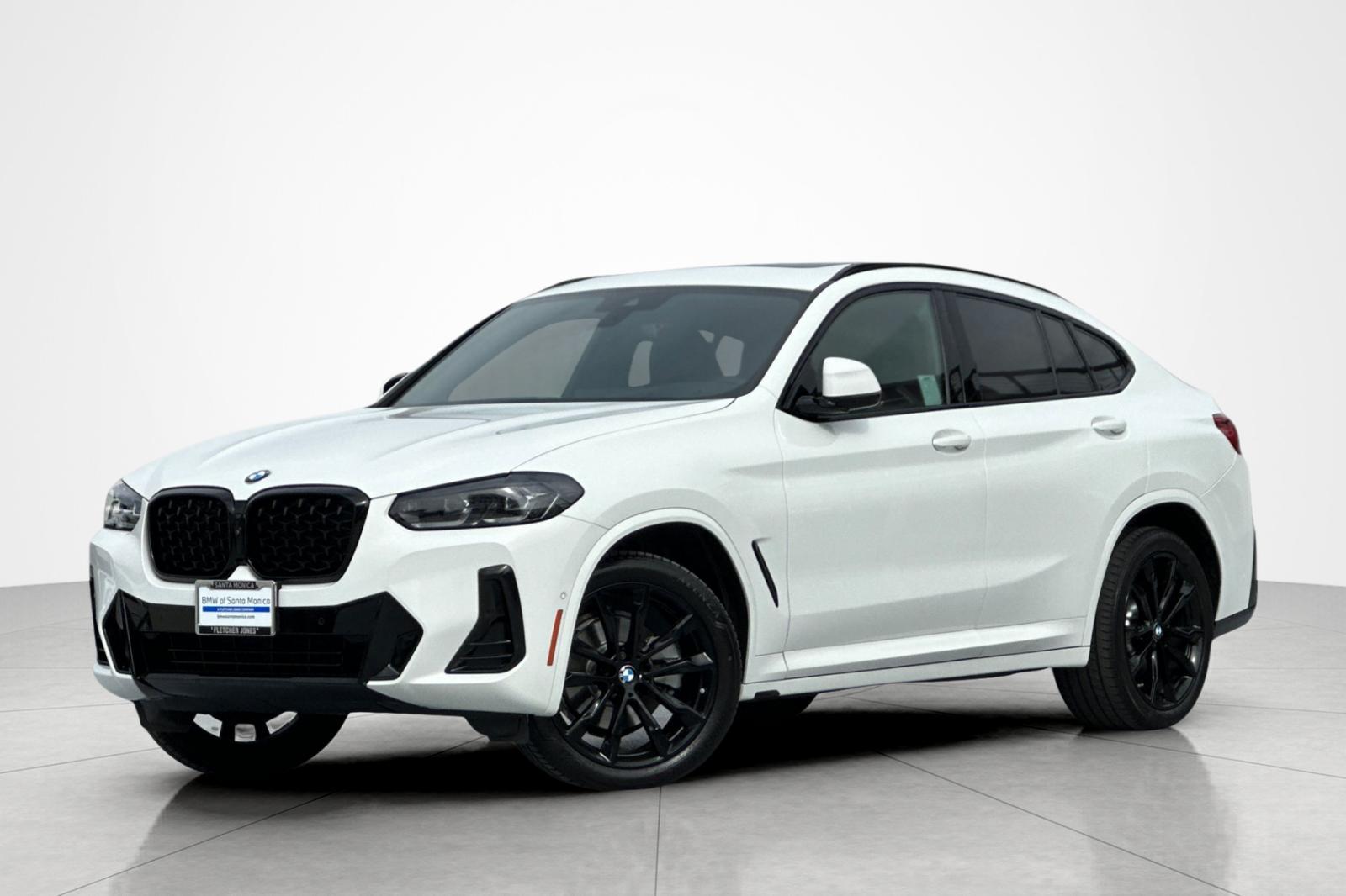 Alpine White 2024 BMW X4 xDrive30i AWD SUV / Crossover All-Wheel Drive Automatic