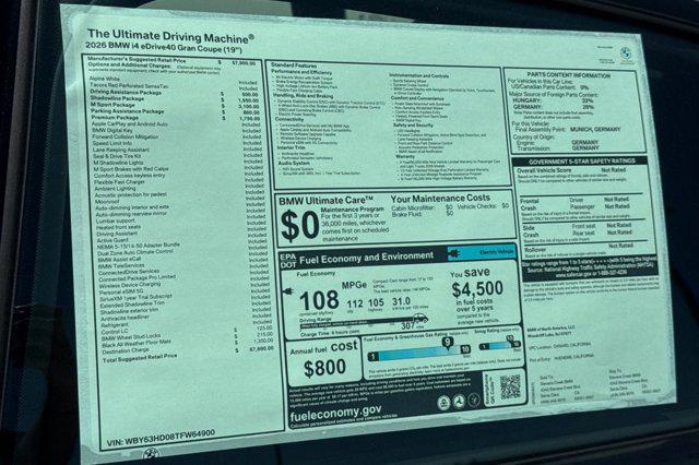 2026 BMW i4 eDrive40