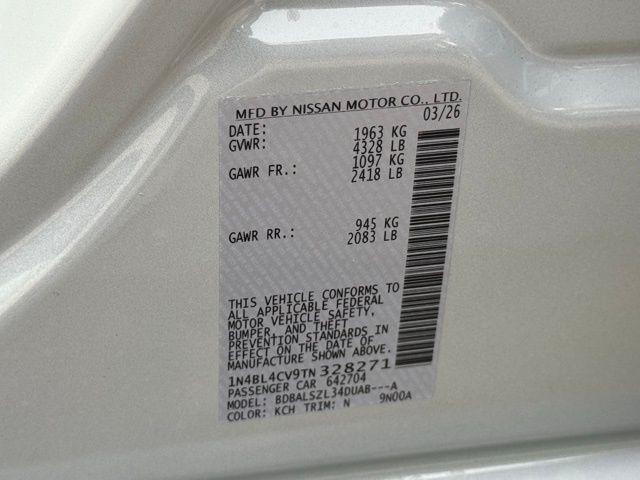 2026 Nissan Altima SR FWD
