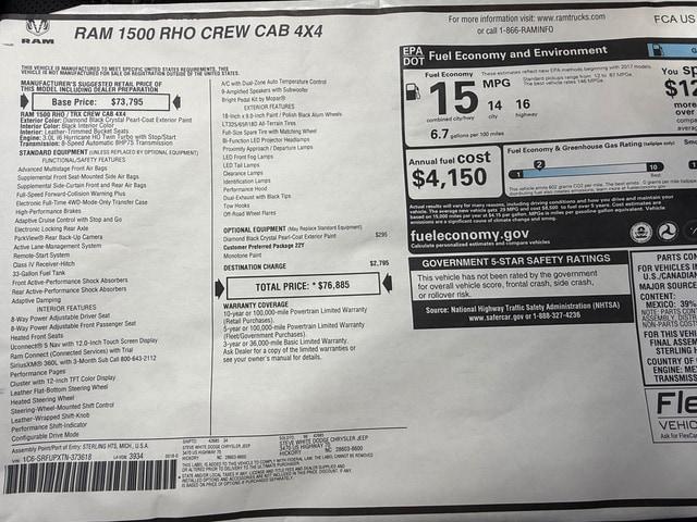 2026 Ram 1500 RHO Crew Cab 4x4 5'7" Box