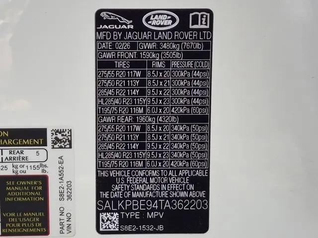 2026 Land Rover Range Rover P530 SE 7 Seat