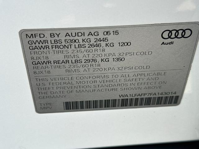 2015 Audi Q5 2.0T Premium