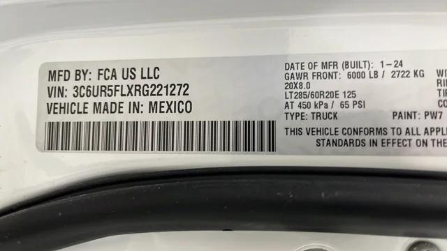 2024 Ram 2500 Laramie Crew Cab 4x4 6'4" Box