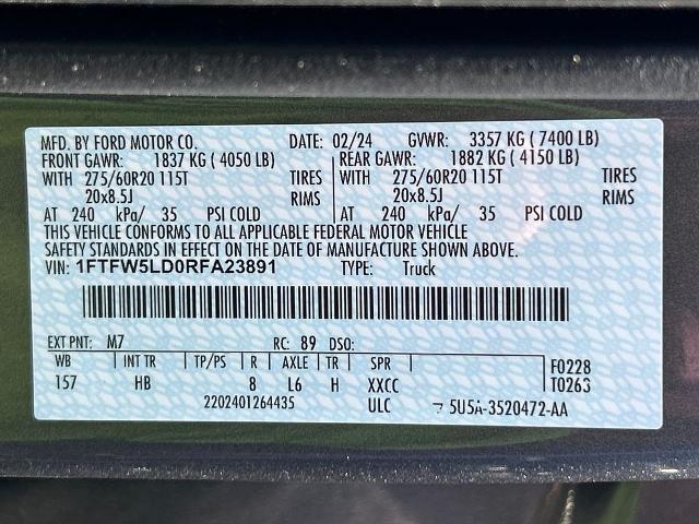 2024 Ford F-150 LARIAT