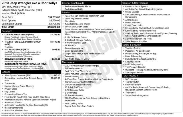 2023 Jeep Wrangler 4xe 4x4