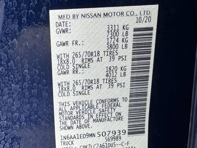 2021 Nissan Titan Crew Cab SV 4x4