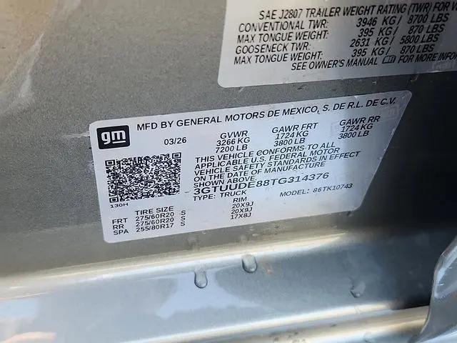 2026 GMC Sierra 1500 Crew Cab, Standard Bed, SLT, 4WD