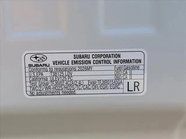2026 Subaru WRX tS