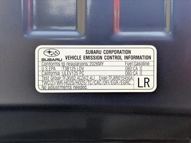 2026 Subaru WRX tS