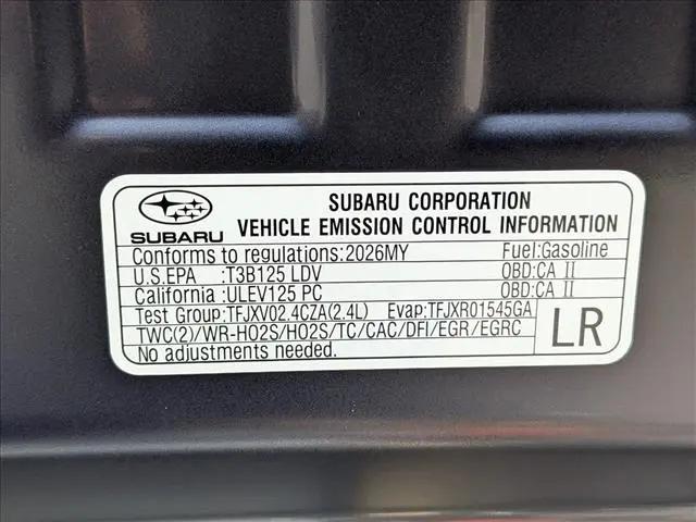 2026 Subaru WRX Premium