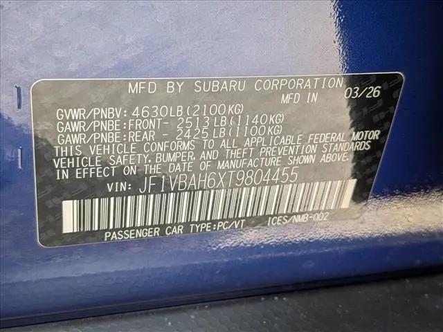 2026 Subaru WRX Premium