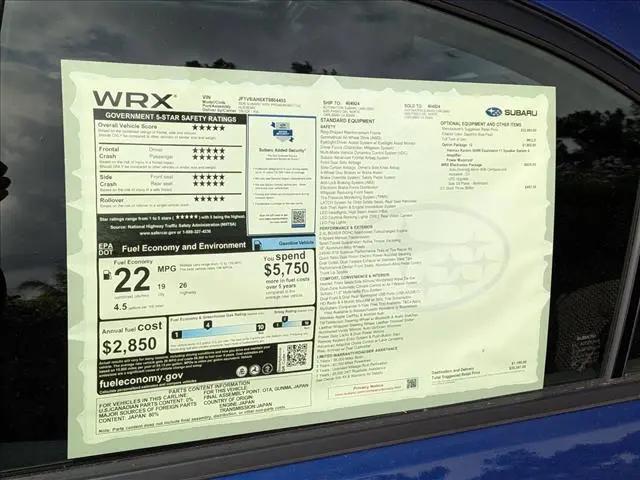 2026 Subaru WRX Premium