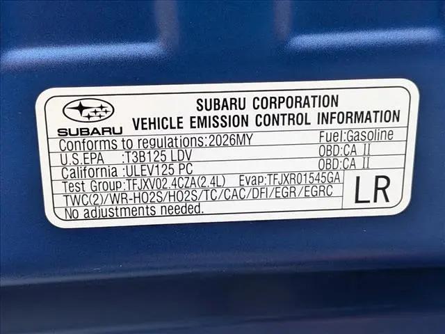2026 Subaru WRX Limited