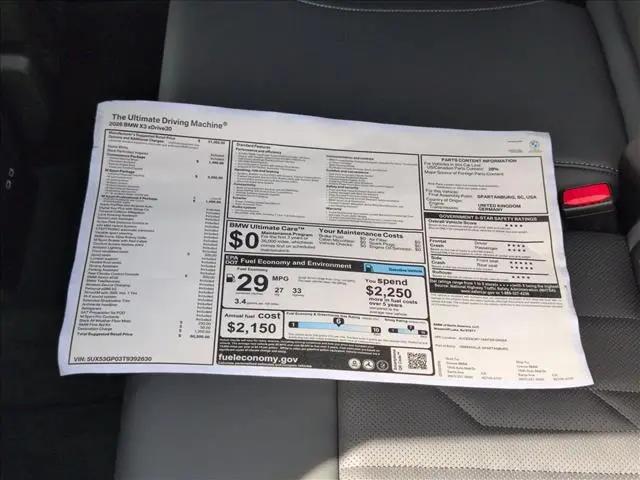 2026 BMW X3 30 xDrive