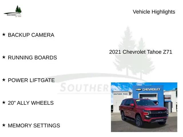 2021 Chevrolet Tahoe 4WD Z71