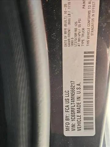 2021 Ram 1500 Rebel Crew Cab 4x4 5'7" Box