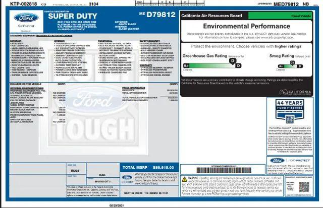 2021 Ford F-450 Platinum
