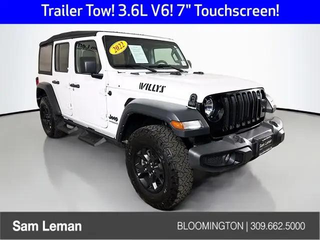 2022 Jeep Wrangler Unlimited Willys Sport 4x4 for sale in Bloomington, IL