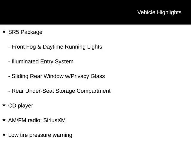 2017 Toyota Tundra SR5 4.6L V8