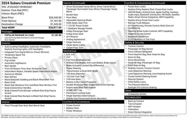 2024 Subaru Crosstrek Premium