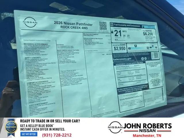 2026 Nissan Pathfinder Rock Creek