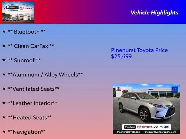 2016 Lexus RX 350 RX 350