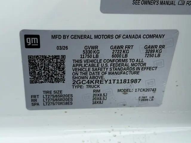 2026 Chevrolet Silverado 2500HD Crew Cab, Standard Bed, High Country, 4WD