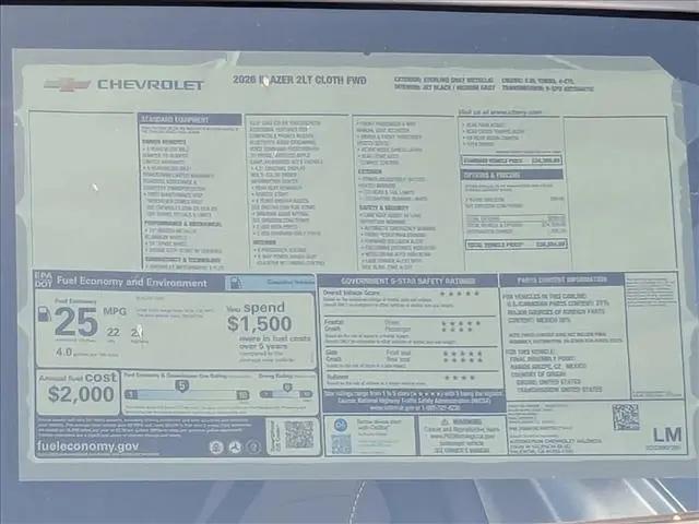 2026 Chevrolet Blazer LT