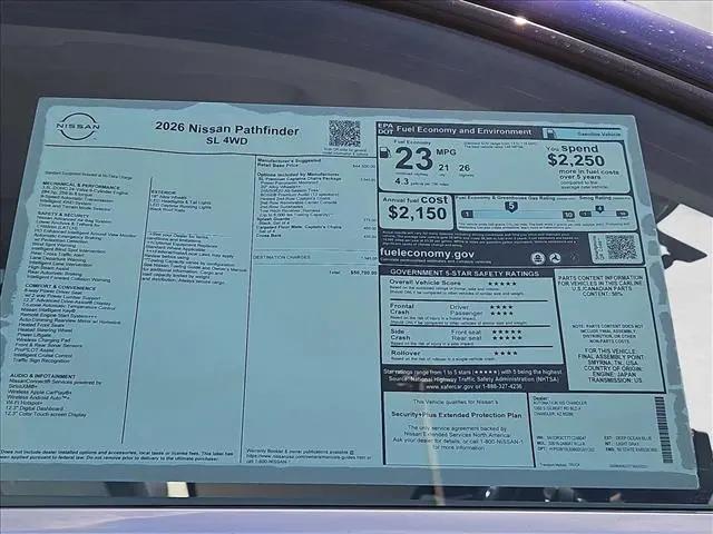 2026 Nissan Pathfinder SL