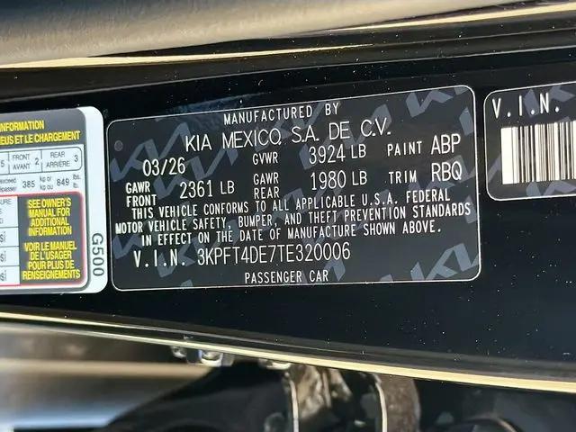 2026 Kia K4 LXS