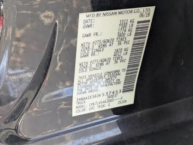2018 Nissan Titan SL
