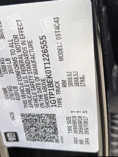 2026 GMC Canyon Elevation, RWD