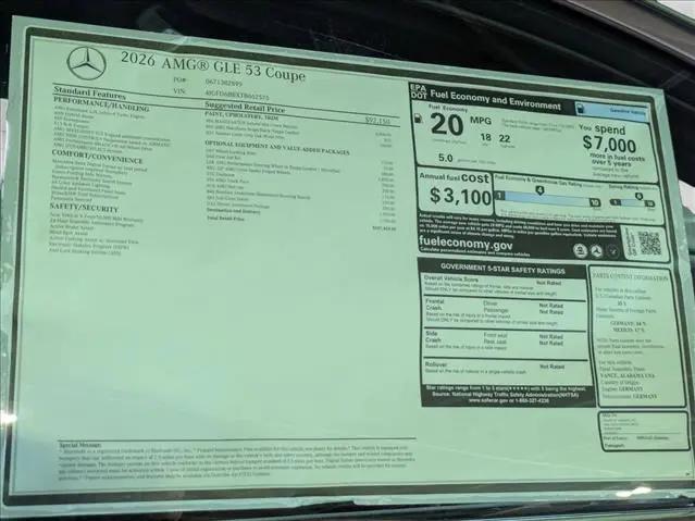 2026 Mercedes-Benz AMG GLE 53 4MATIC+